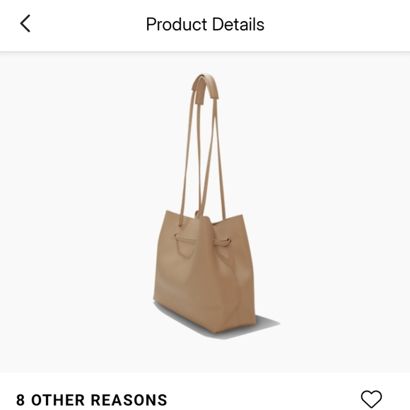 8 Other Reasons Beige Tote Bag - Picture 1 of 2